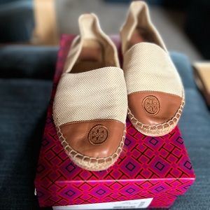 Tory Burch color block flat espadrille